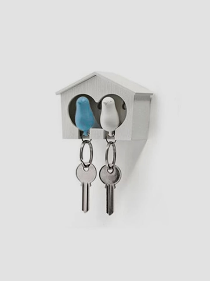 Sparrow Key Ring Duo - Blue & White Additional 1