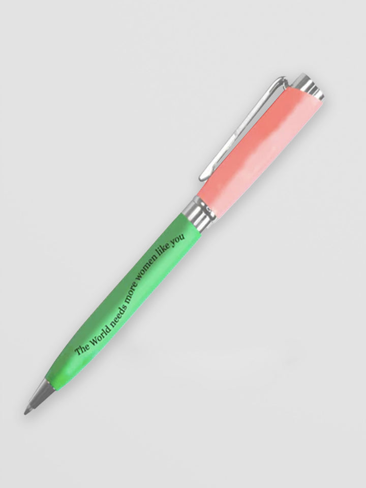 The World Needs More Women Like You Green & Pink Pen Additional 1