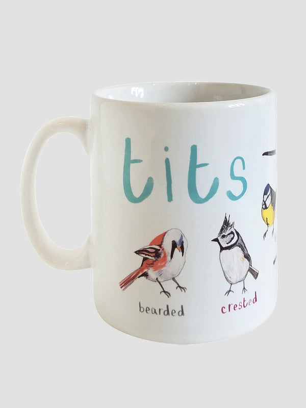Tits Mug Ceramic Cup – Cheeky Bird Design for Brew-Lovers
