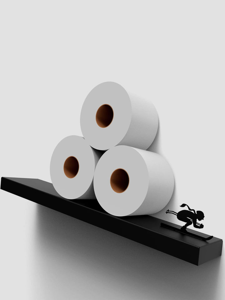 Toilet Paper Shelf - Avalanche Design with Mini Figures Additional 1