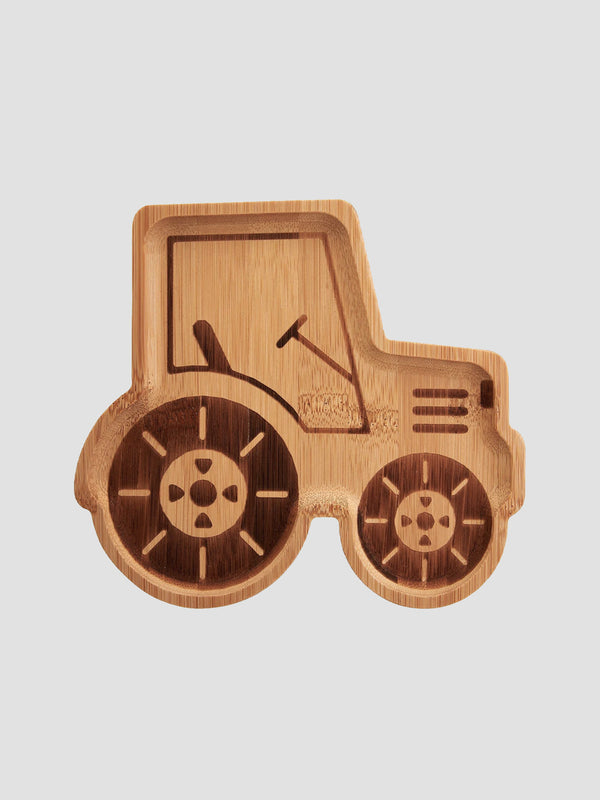 Tractor Bamboo Plate [D]