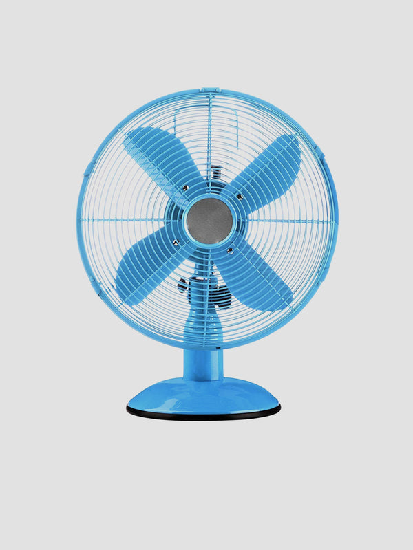 Tropical Desk Fan - Raspberry Blue [D]