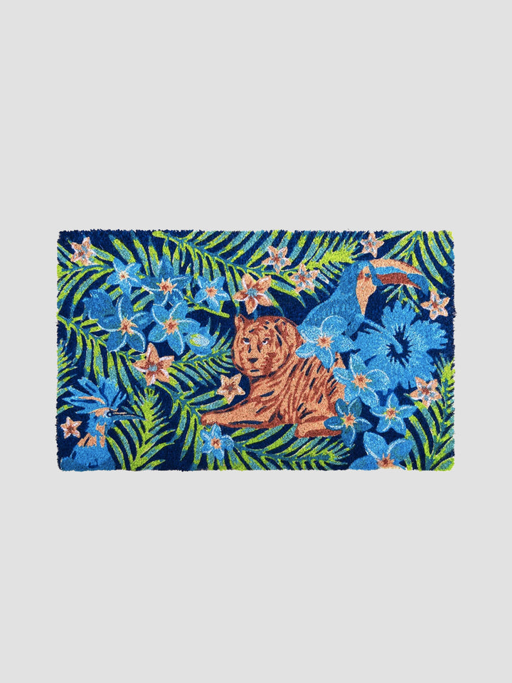 Tropical Tiger Doormat - Jungle Charm for Your Front Step Additional 1