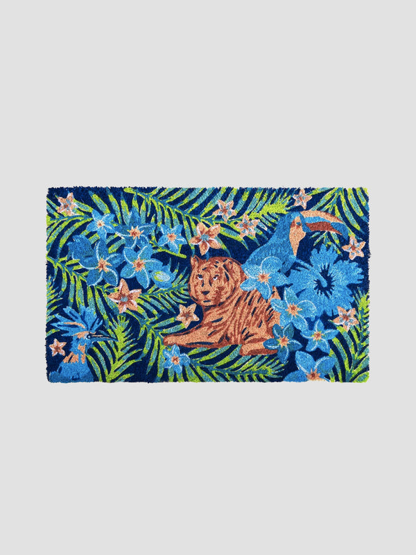 Tropical Tiger Doormat - Jungle Charm for Your Front Step