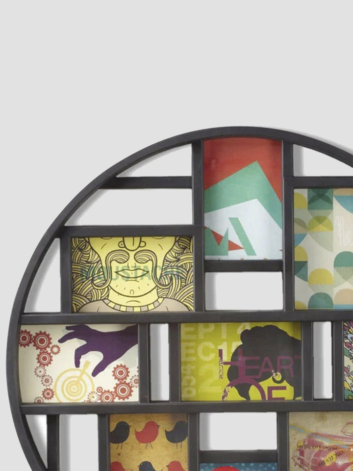 Umbra Luna Photo Frame Display. Round, Bold and Brilliantly Black Additional 2