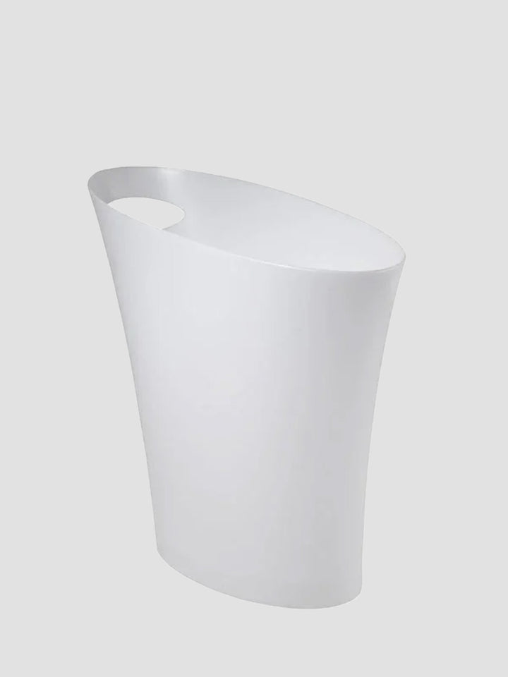 Umbra Skinny Bin - Metallic White [D] Additional 1
