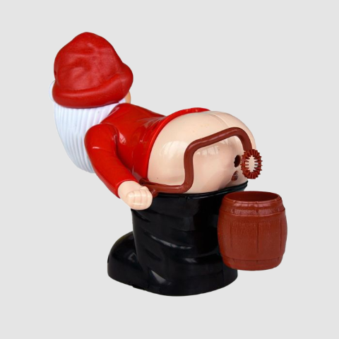 Santa Bubble Blower Decoration. Festive Fun with Floating Bubbles Additional 2