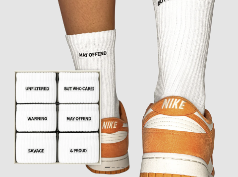 Cheeky Sox Box Flagship collection - White