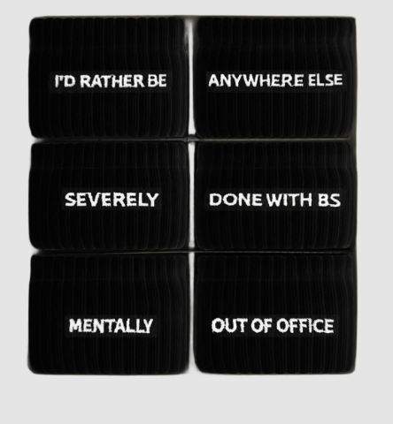 Cheeky Sox Box Workwear collection - Black Additional 3