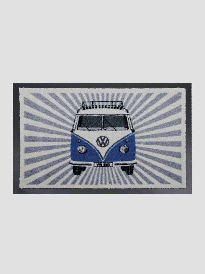 VW Campervan Doormat - Blue [D] Additional 1