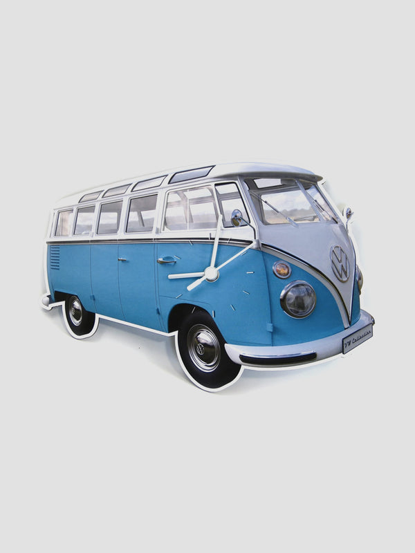 VW Campervan Wall Clock - Blue [D]