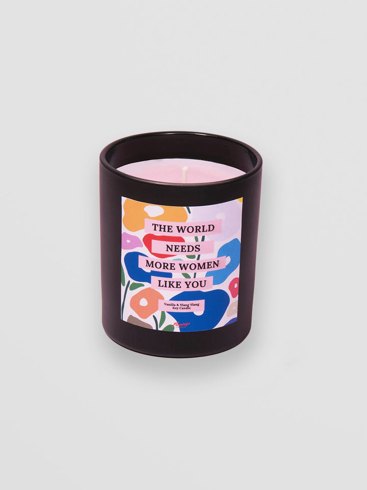 Vanilla & Ylang Ylang The World Needs More Women Like You Jar Candle Additional 1