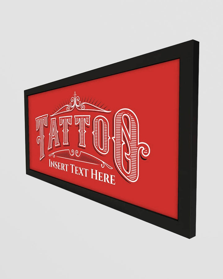 Personalised Tattoo Parlour Sign. Framed Wall Art with Attitude Additional 2