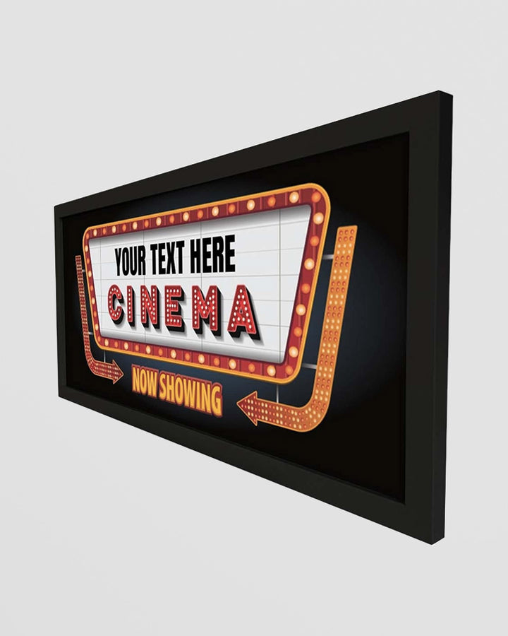 Personalised Wall Art Print - Home Cinema Now Showing Sign Additional 2