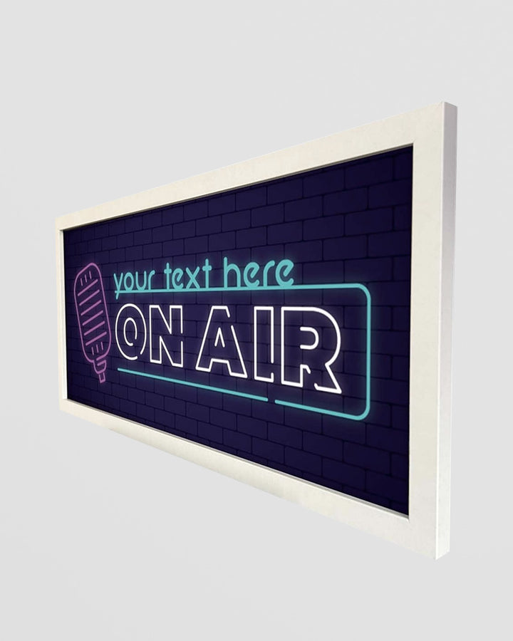 Personalised Wall Art Print - On Air Studio Sign for Creators Additional 2