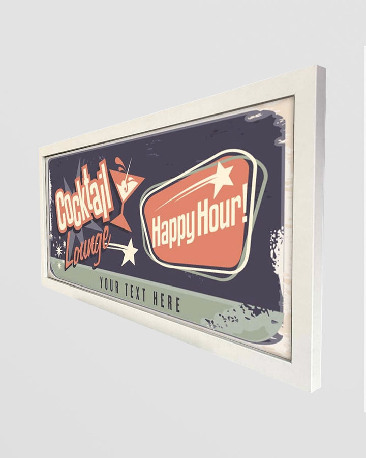 Personalised Cocktail Lounge Wall Art. Framed Print for Home Bars Additional 2