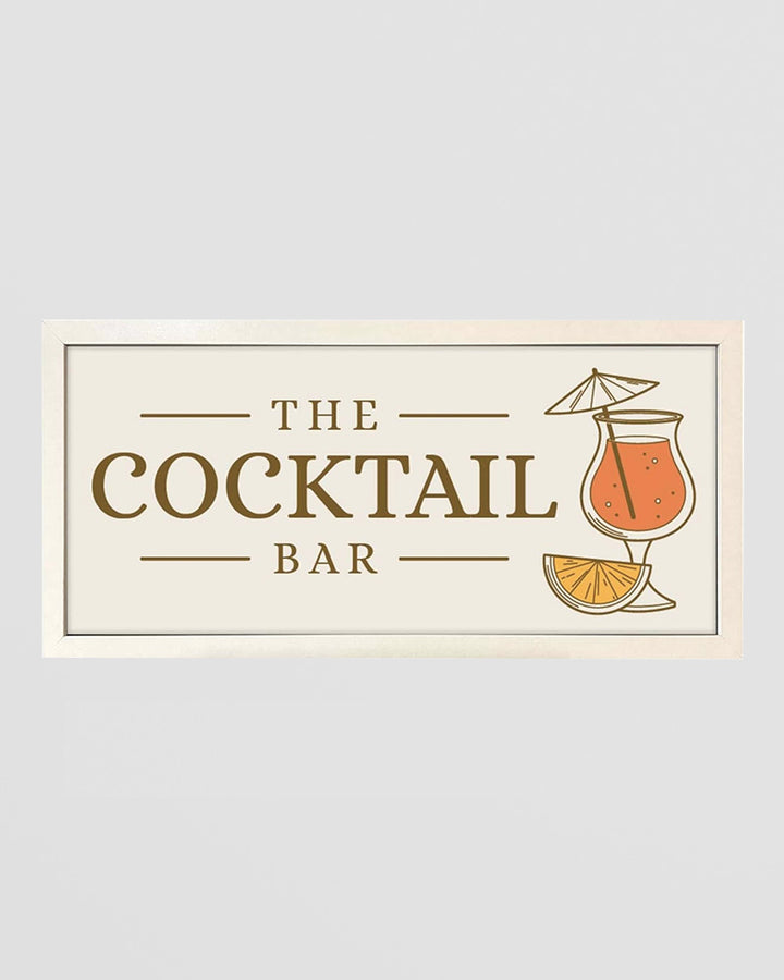 Framed Cocktail Bar Wall Art Print. Vintage Mixology Style Additional 1