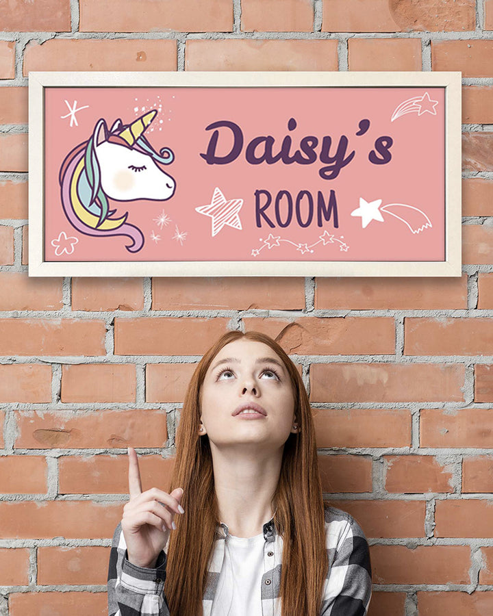 Personalised Unicorn Wall Art for Girls – Framed & Fantastical Additional 3
