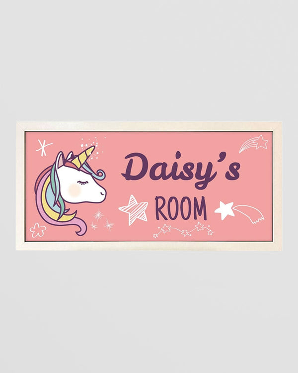 Personalised Unicorn Wall Art for Girls – Framed & Fantastical