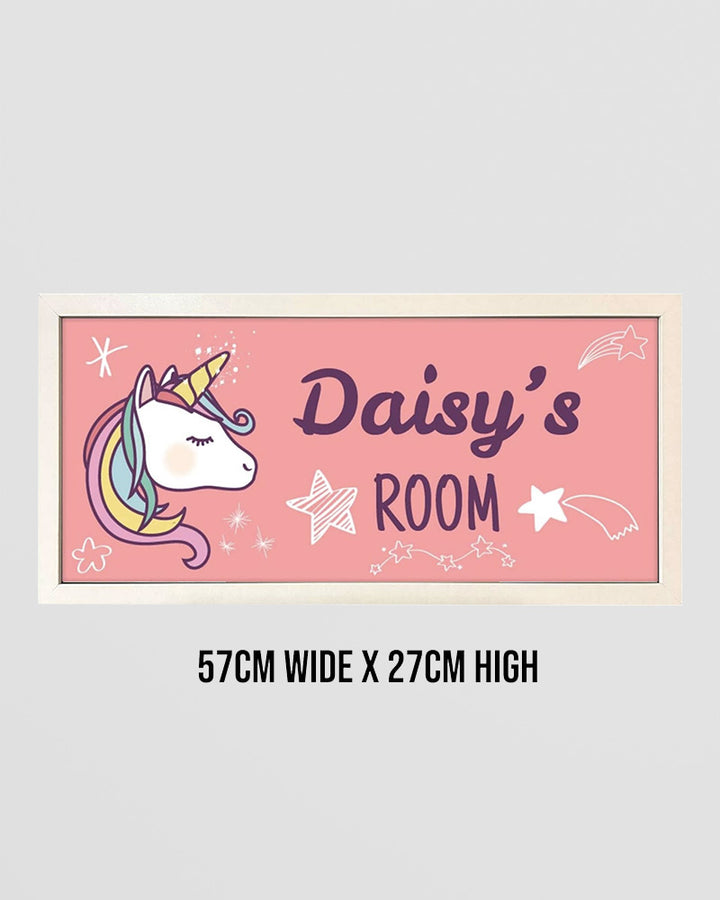 Personalised Unicorn Wall Art for Girls – Framed & Fantastical Additional 5
