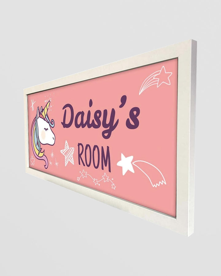 Personalised Unicorn Wall Art for Girls – Framed & Fantastical Additional 2
