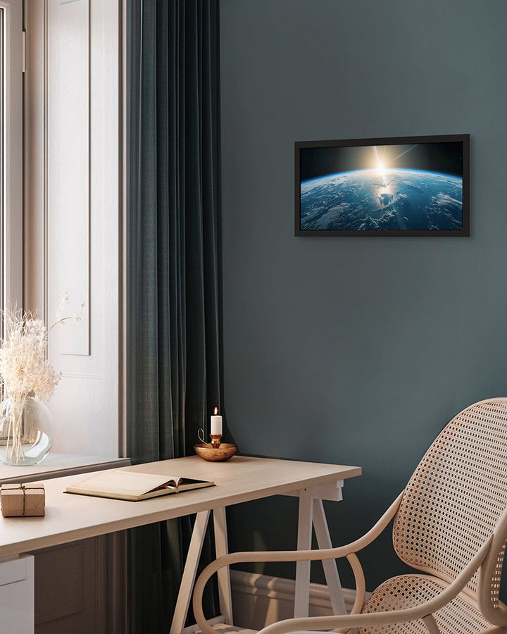 Framed Wall Art Print - Earth from Space, Cosmic Cool for Your Walls Additional 4