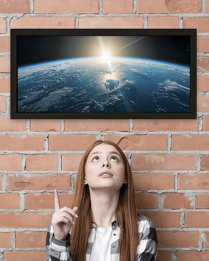 Framed Wall Art Print - Earth from Space, Cosmic Cool for Your Walls Additional 3