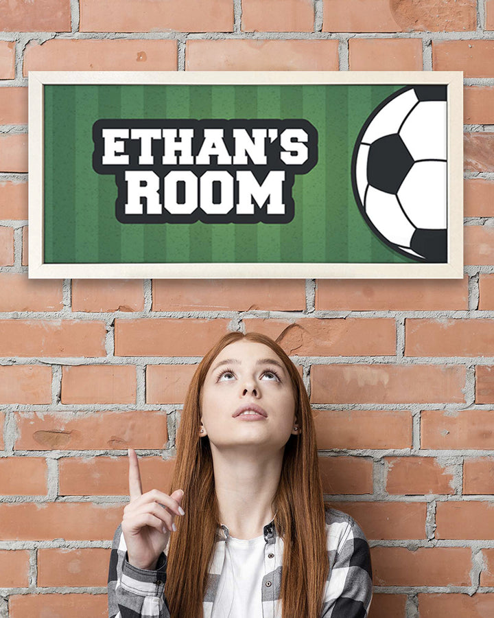 Personalised Football Wall Art Print. Framed Gift for Sports Fans Additional 3