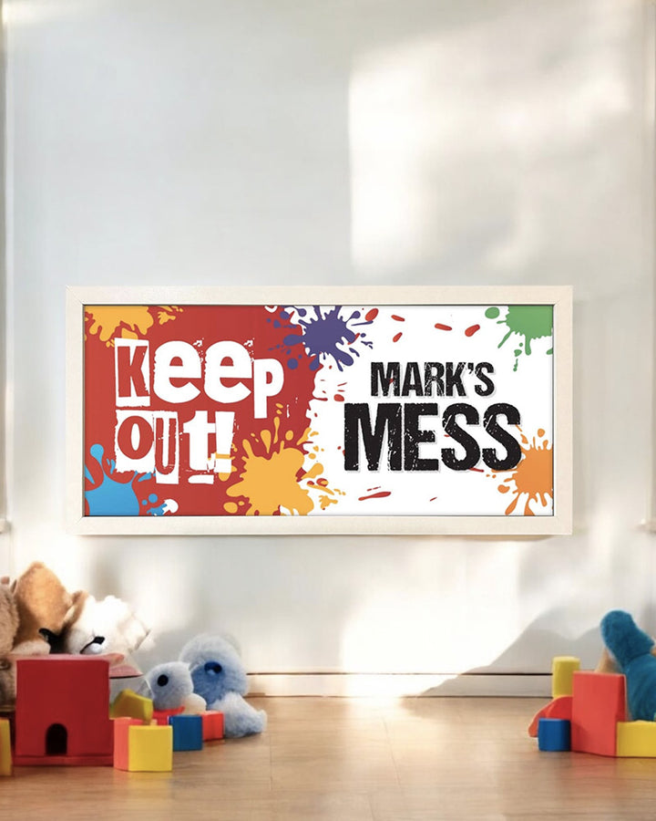 Personalised Wall Art - Play Room Mess Framed Print Additional 4