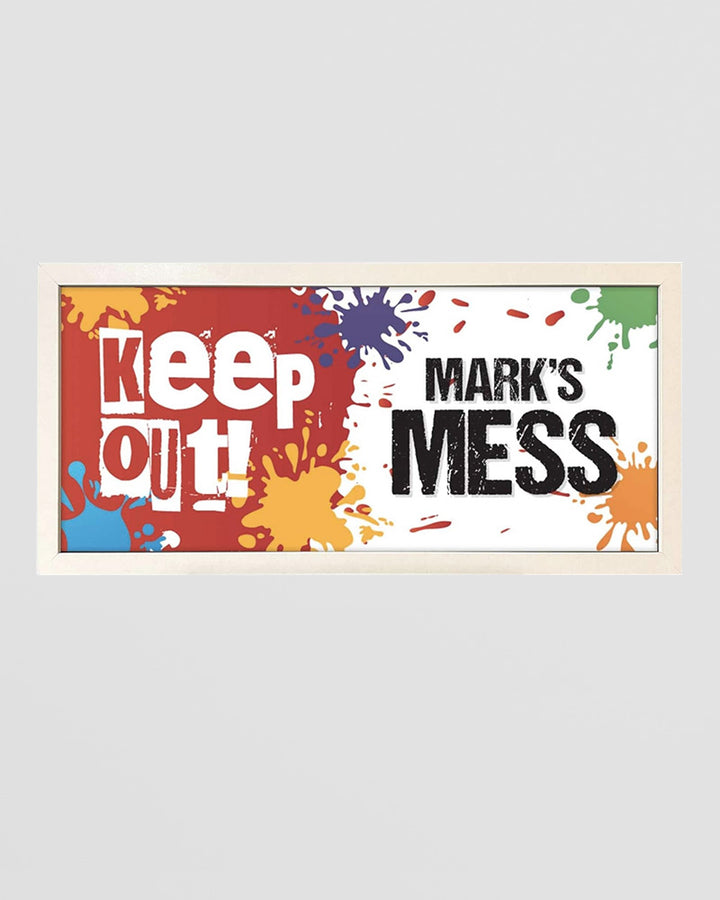 Personalised Wall Art - Play Room Mess Framed Print Additional 1