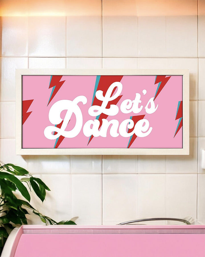 Wall Art Framed Print - Let's Dance Bowie-Inspired Retro Design Additional 4