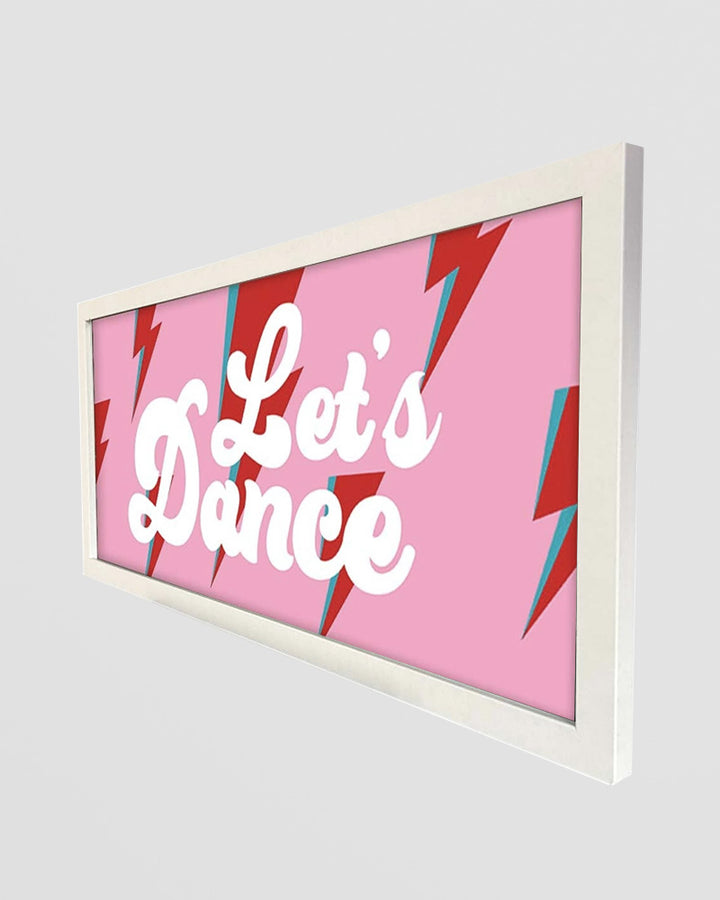 Wall Art Framed Print - Let's Dance Bowie-Inspired Retro Design Additional 2