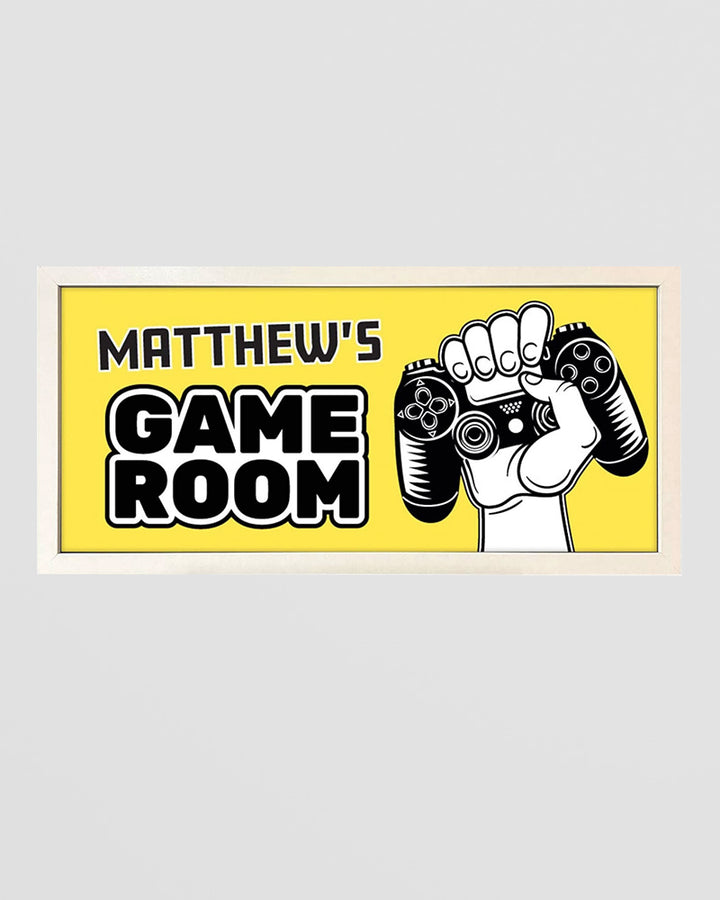 Personalised Kids Game Room Wall Art. Framed Console-Inspired Print Additional 1