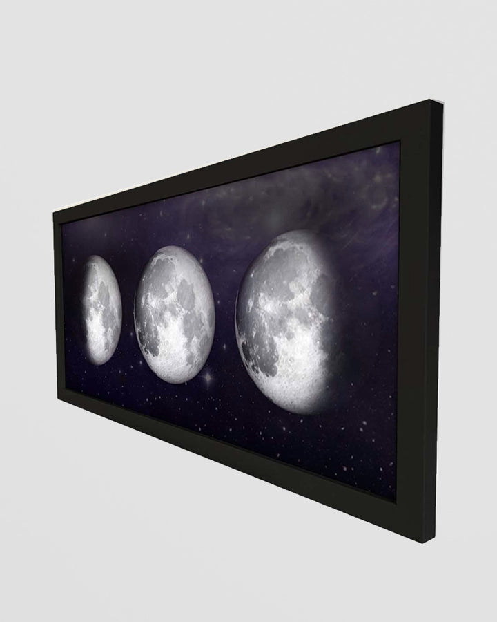 Moon Phases Framed Wall Art Print. Celestial Style for Space Fans Additional 2