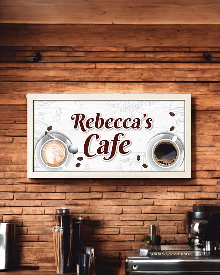 Personalised Wall Art Print - Custom Café Sign in Frame Additional 4