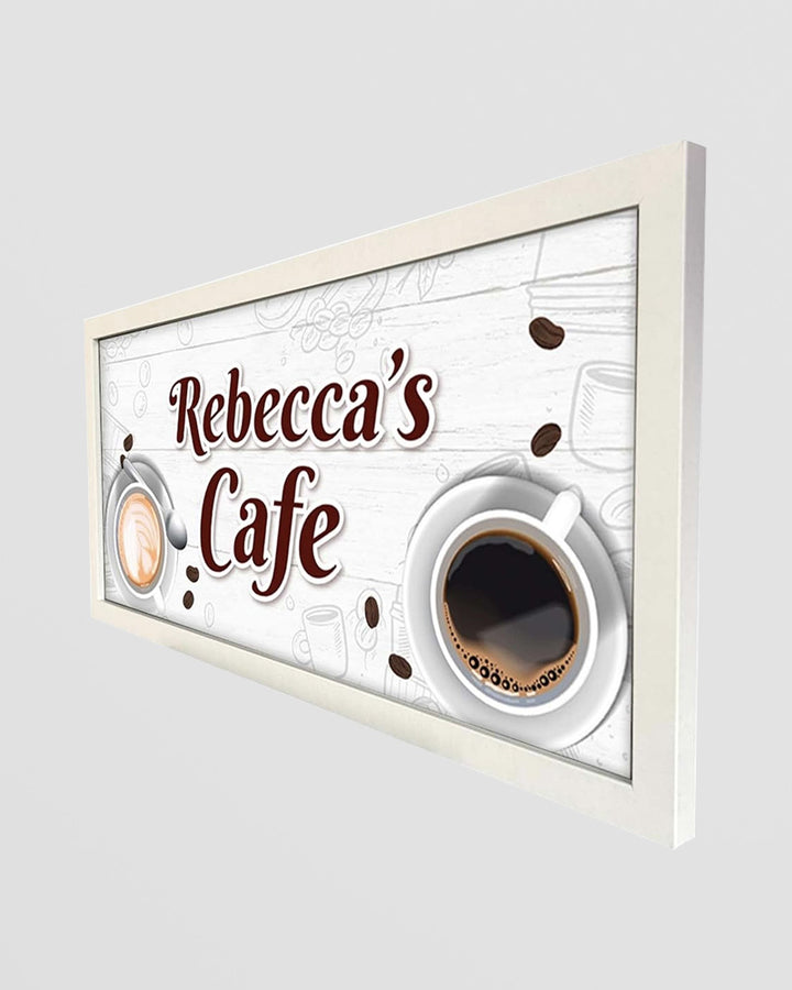 Personalised Wall Art Print - Custom Café Sign in Frame Additional 2