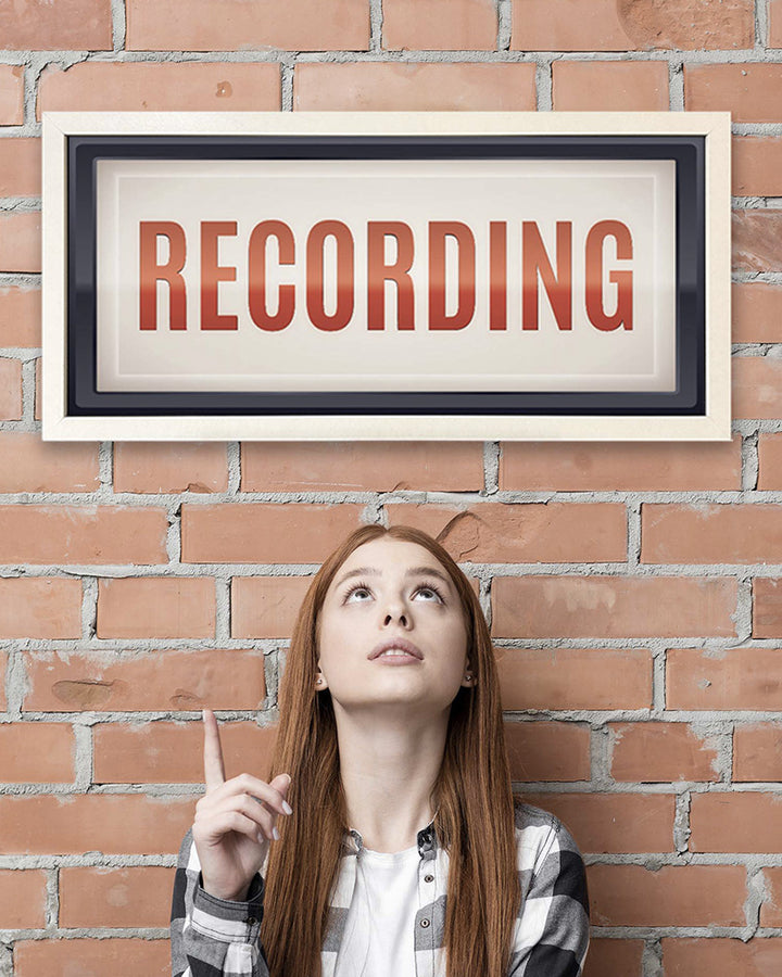 Framed Wall Art Print - Retro Recording Studio Sign Additional 3