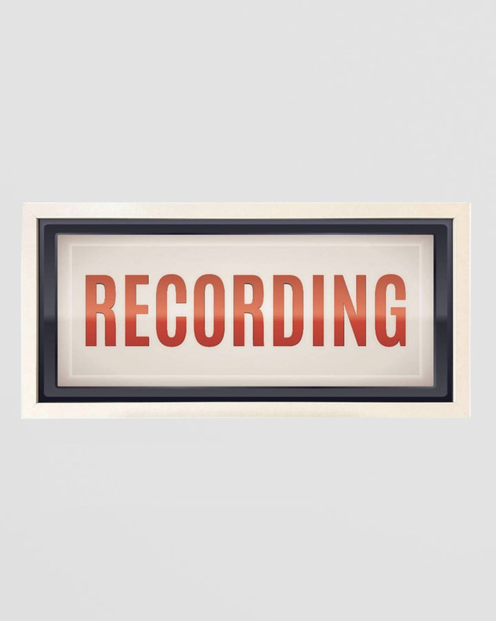 Framed Wall Art Print - Retro Recording Studio Sign Additional 1