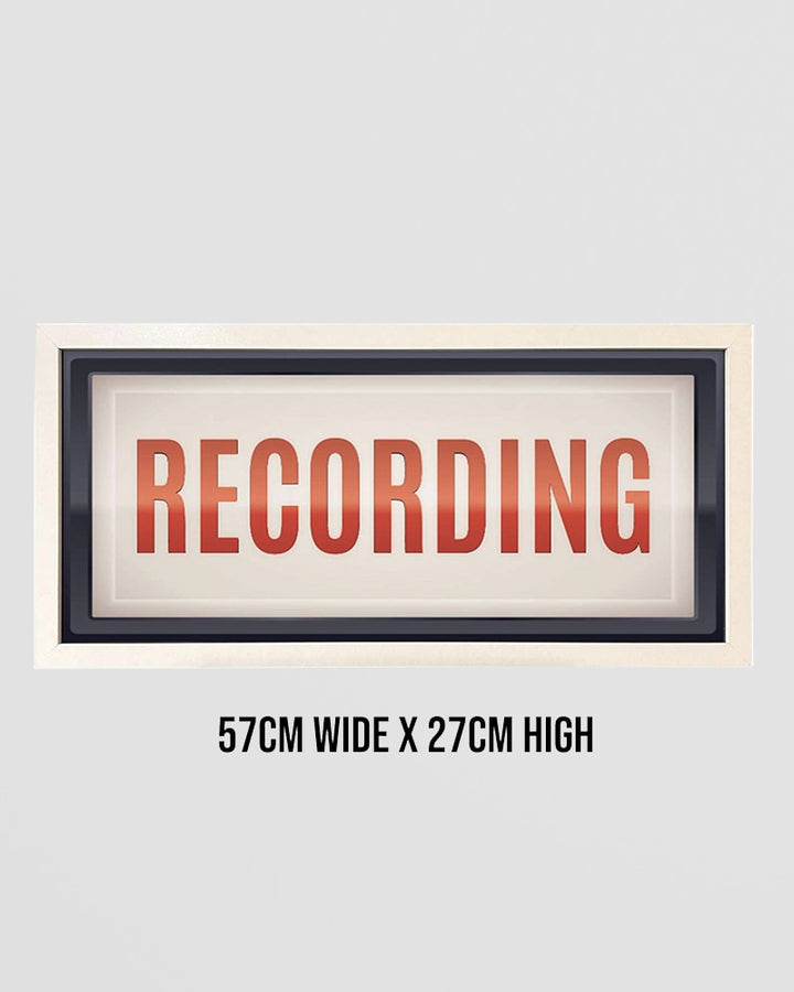 Framed Wall Art Print - Retro Recording Studio Sign Additional 5