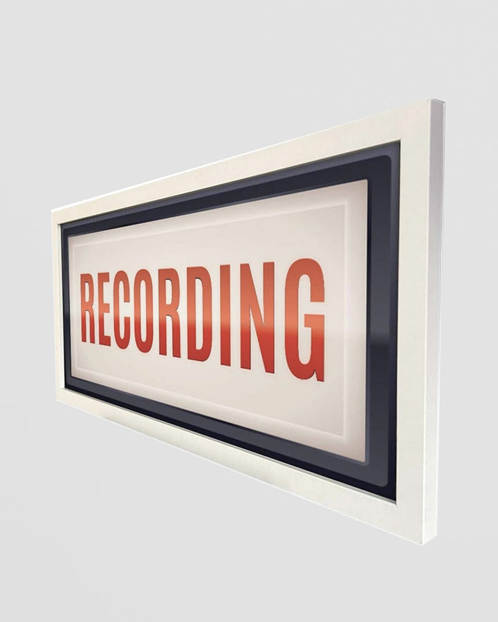 Framed Wall Art Print - Retro Recording Studio Sign Additional 2
