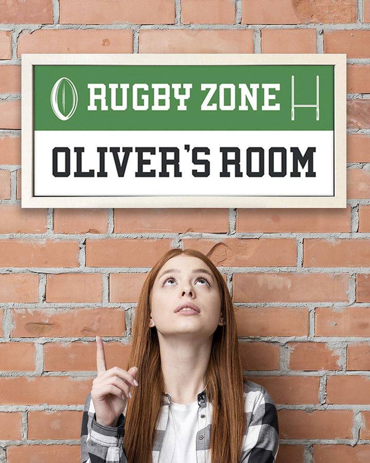 Personalised Rugby Wall Art. Framed Print for Sports Fans Additional 3