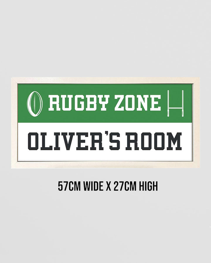 Personalised Rugby Wall Art. Framed Print for Sports Fans Additional 5