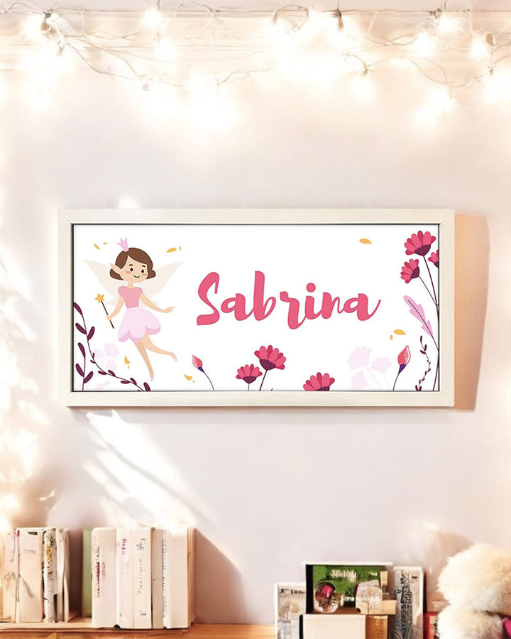 Personalised Fairy Wall Art Print for Girls. Framed & Whimsical Additional 4