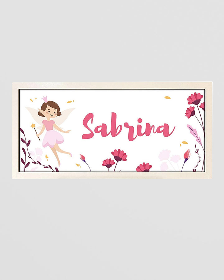 Personalised Fairy Wall Art Print for Girls. Framed & Whimsical Additional 1