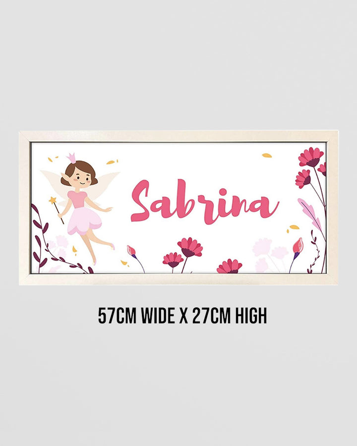 Personalised Fairy Wall Art Print for Girls. Framed & Whimsical Additional 5