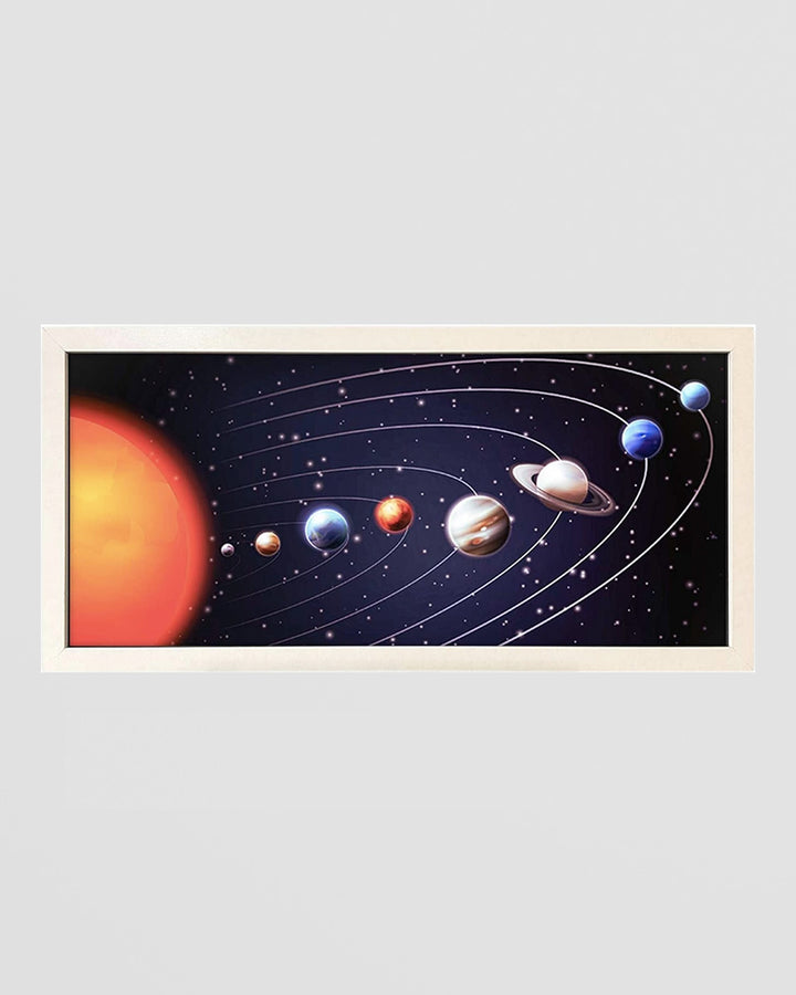 Solar System Wall Art Print, Framed Space Poster for Star Gazers Additional 1