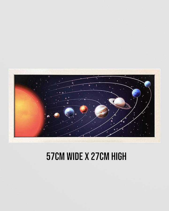 Solar System Wall Art Print, Framed Space Poster for Star Gazers Additional 5