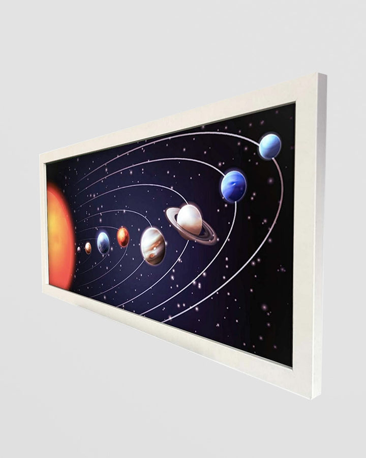 Solar System Wall Art Print, Framed Space Poster for Star Gazers Additional 2