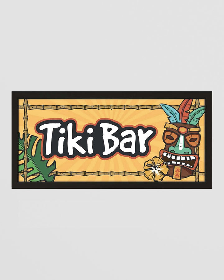 Tiki Bar Wall Art Framed Print. Tropical Vibes for Home Bars Additional 1