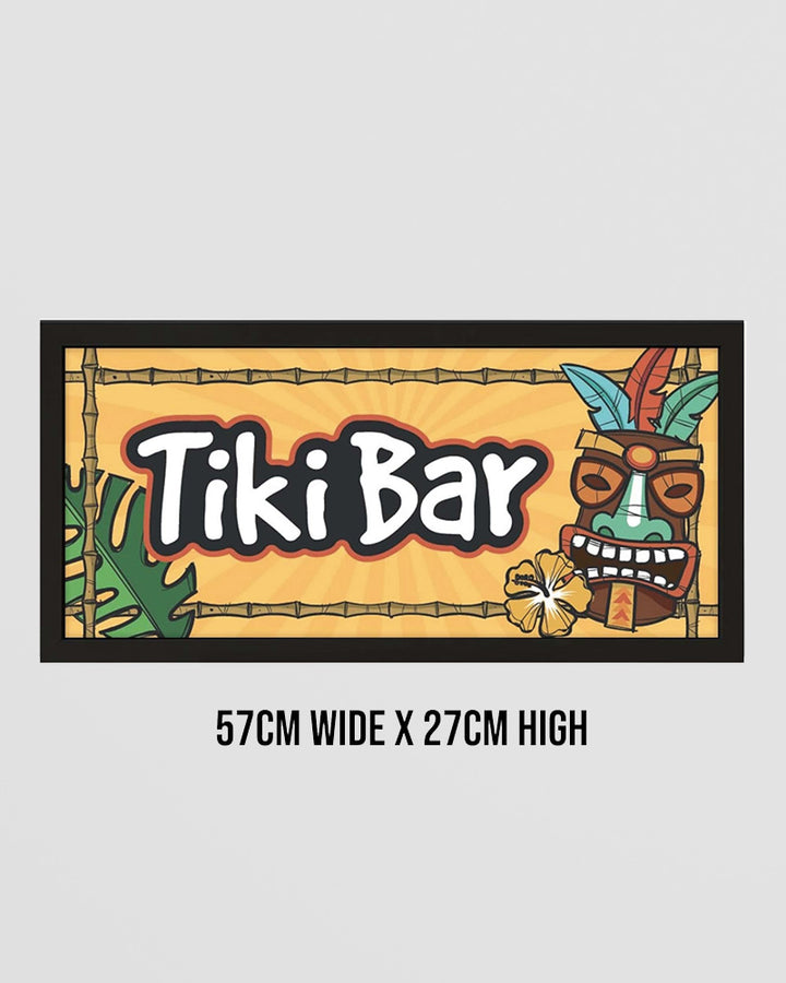 Tiki Bar Wall Art Framed Print. Tropical Vibes for Home Bars Additional 5